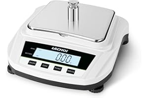 LACHOI Lab Scale 0.01gx2000g Precision Scale Analytical Balance 0.01g Accuracy Jewelry Scientific Digital Scale (No Test Weight)