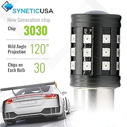 Syneticusa 3157 Red Flashing Strobe Blinking Rear