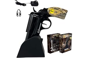 WINEOVATION Realtree® Electric Gun Wine Bottle Opener - Open your Wine Bottle Fast with this New Corkscrew - Great Gift for Gun Enthusiasts and Wine Lovers. Foil Cutter and Charging Base Included. (Black)