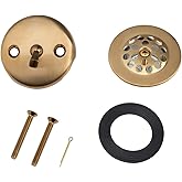 Trip Lever Tub Tri Kit Set With Trip Lever Overflow Face Plate, Trip - View #5