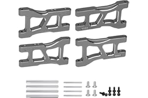 GTHELE Suspension Arms Set for Traxxas 1/18 LaTrax Teton Desert Prerunner -Replaces Part 7630 (Titanium)