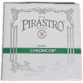 Chromcor (Pirastro) Violin Strings, Medium Gauge, Full Set, 4/4, Steel Core - Ball End