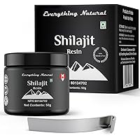 Premium Himalayan Shilajit Resin. 50g 100% Pure Resin| 50G|1000mg Potency| Comes with a scooping tool. Certified and Lab test