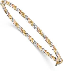 Amazon.com: Black Bow Jewelry 3mm 14k 