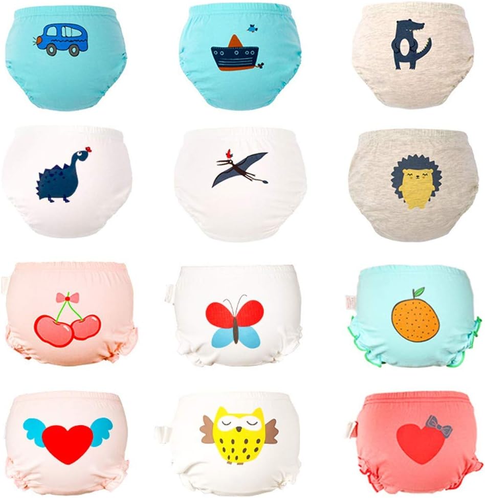 Baby Soft Cotton Hipster Brief Underwear Little Girls' Panties Toddler Undies Breathable Panty Set Bring Cool Comfort Experience Kids Briefs Training Pants Lovely Print Multipack3-110