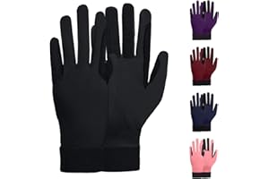 ChinFun Women's Horse Riding Gloves Stretchable Equestrian Gloves Breathable for Outdoor Horseback Cycling Driving