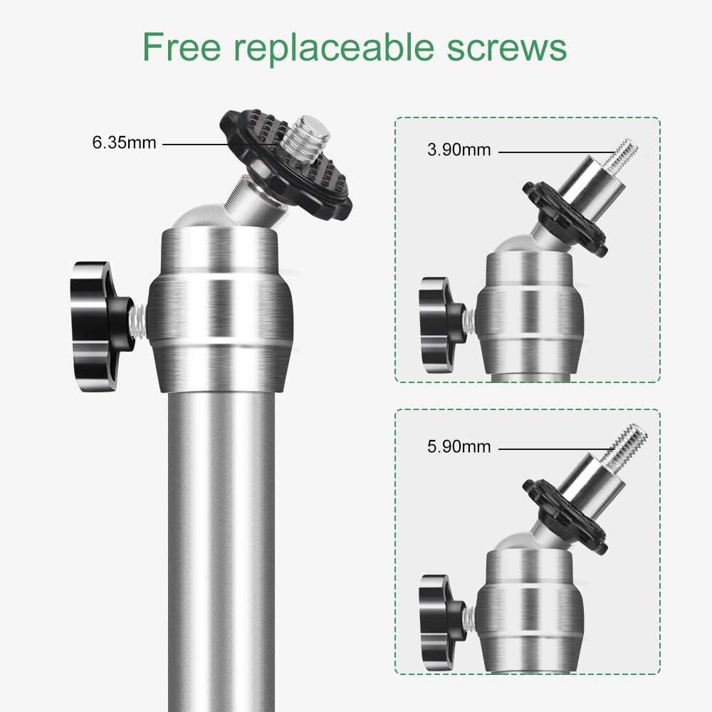 VANKYO Universal Mini Ceiling Projector Mount, Angle Adjustable Wall Ceiling Projector Mount with 360 Degrees Rotatable Heads, Compatible with Leisure 3: MP3 Players & Accessories