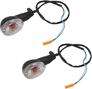 Turn Signal Blinker Bulb Light Smoke Lens For 2008-2012 KAWASAKI Ninja 250R