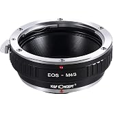 K&amp;F Concept Lens Mount Adapter Compatible with Canon EOS (EF/EF-S) Mount Lens to M4/3 (Micro Four Thirds) MFT Olympus Pen and Panasonic Lumix Cameras