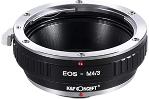 K&F Concept Lens Mount Adapter Compatible with Canon EOS (EF/EF-S) Mount Lens to M4/3 (Micro Four Thirds) MFT Olympus Pen and Panasonic Lumix Cameras