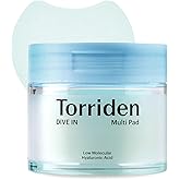 Torriden DIVE IN Multi Pad (80 pads) | Serum infused Facial Pads for Cooling, Soothing, Hydrating Spot Masking | Hyaluronic Acid, Panthenol, Allantoin