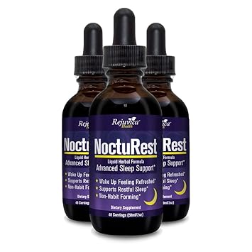 NoctuRest - Fast, Advanced Sleep Supplement | All-Natural Liquid Formula for 2X Absorption