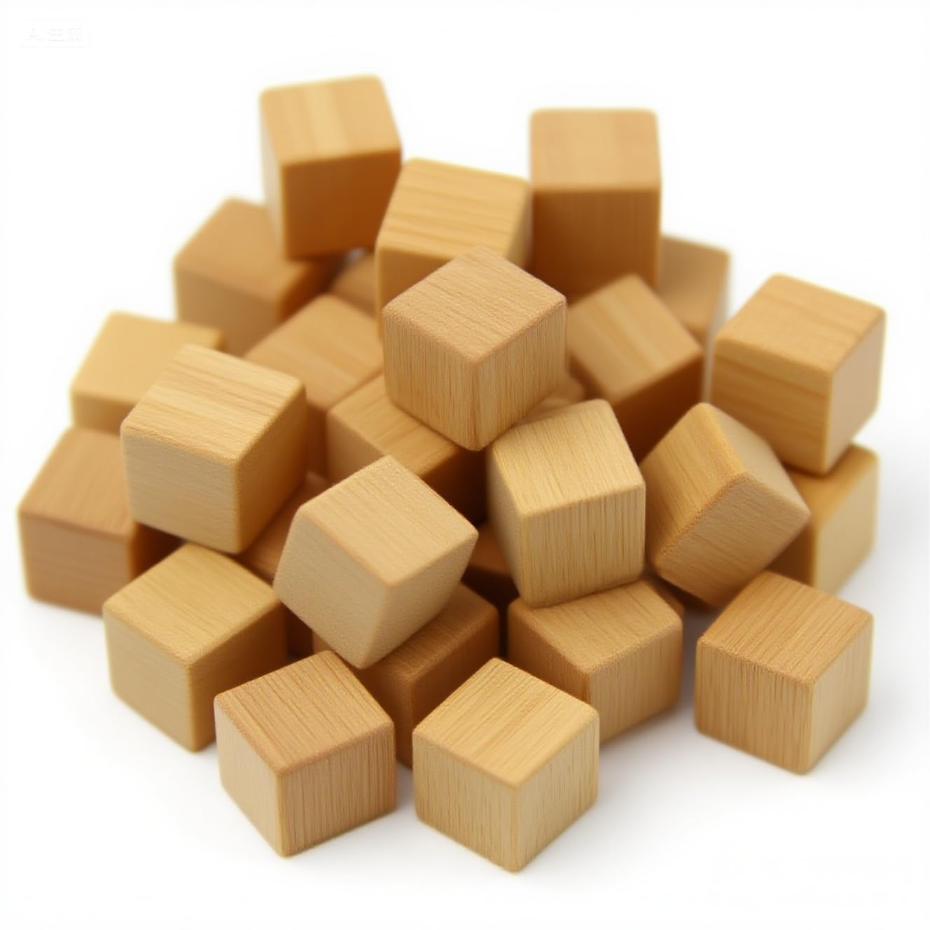View 1 of **pack of 3**DTmasao 1/2 Inch Unfinished Wood Blocks for Crafts, Pack of 100 Wooden Cubes, Small Blank Wooden Blocks, STEM, Building, Birch Wood Cubes for Crafts
