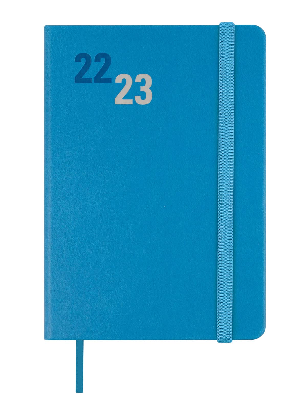 Finocam - Agenda 2022 2023 Natural Croma 1 Day Page September 2022 - August 2023 (12 months) Blue Spanish