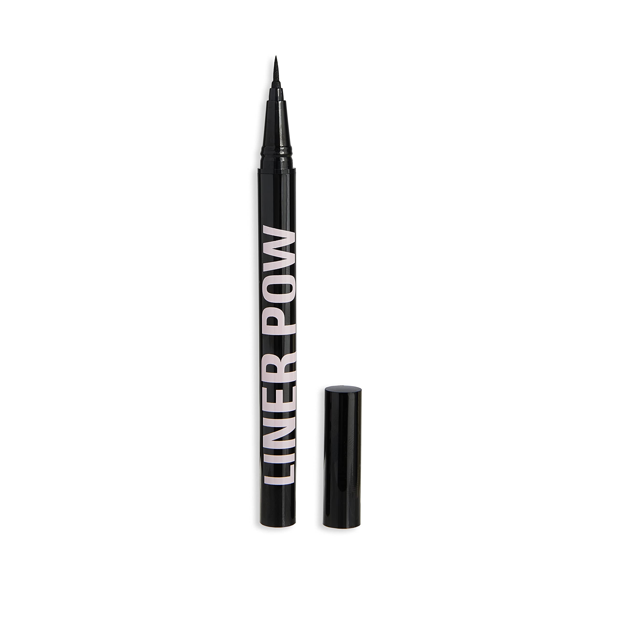 Makeup Revolution, Liner Pow Liquid Eyeliner, Waterproof & Longlasting Formula, Black, 0.5ml