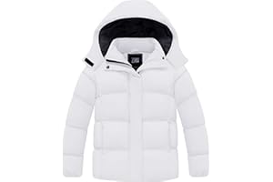 ZSHOW Girls' Lightweight Puffer Jacket Warm Hooded Winter Coat Quilted Outerwear Jacket