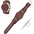XIW Compatible for 22mm Fossil CH2891 CH2564 CH2565 CH2573 CH2574 Leather Watch Band Replacement for women Wirstband Strap men wirst Bracelet