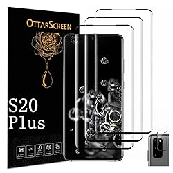 Galaxy S20 Plus Screen Protector, 3 Pack Tempered