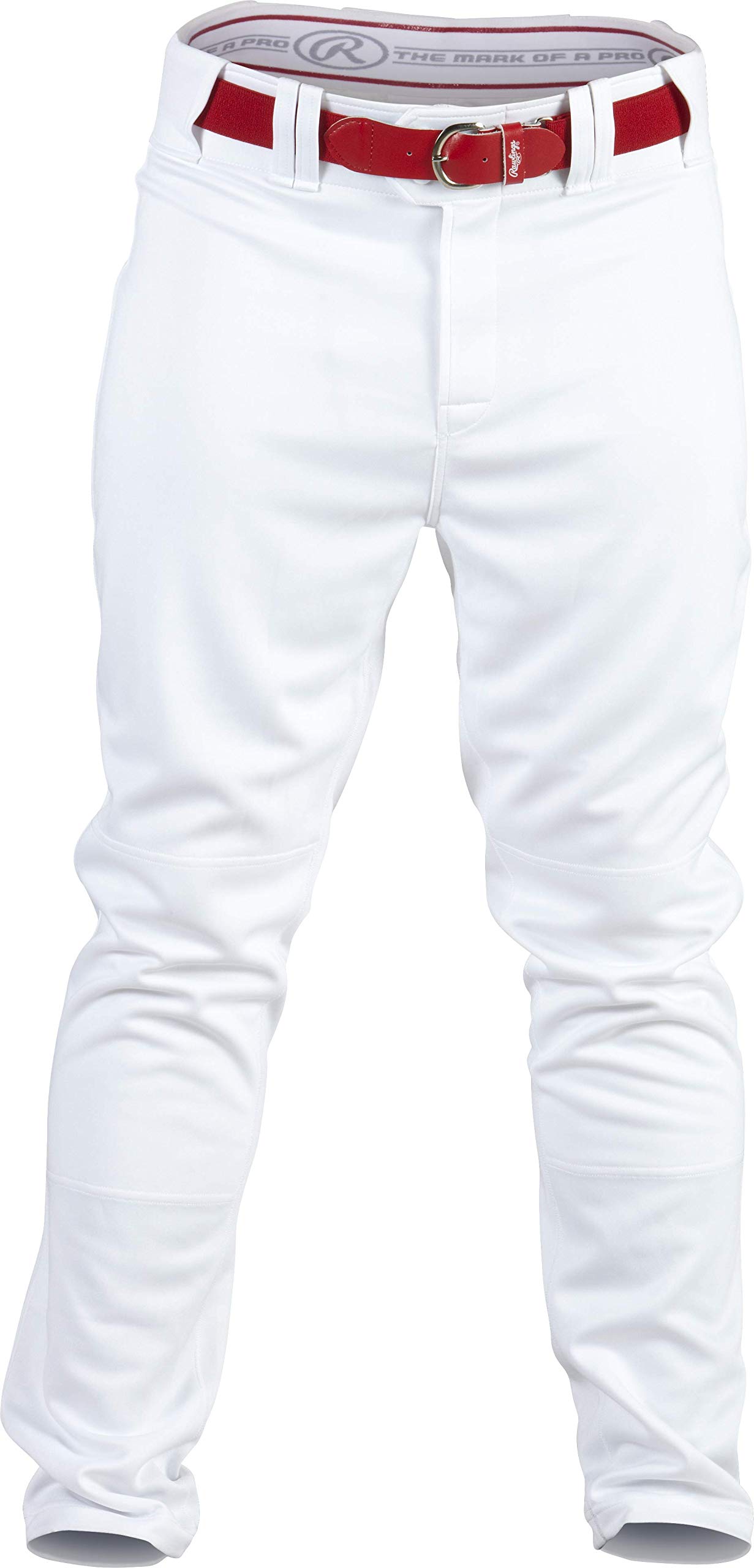 Rawlings | Pantalones de béisbol Pro 150 Serie | Juventud pequeña | Blanco | Ajuste relajado