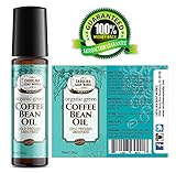 Organic Green Coffee Bean Oil for Puffy Eyes, Dark Circles, Wrinkles and Bags | Organic, Cold Pressed, Unrefined, 100% Natural (10ml)