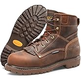 Carolina 28 Series 6" Composite Toe Work Boots for Men - Waterproof Footwear - Slip-Resistant Work Shoes - Orthopedic Footwear - Triple-Rib Steel Shank - Non-Metallic Safety Toe
