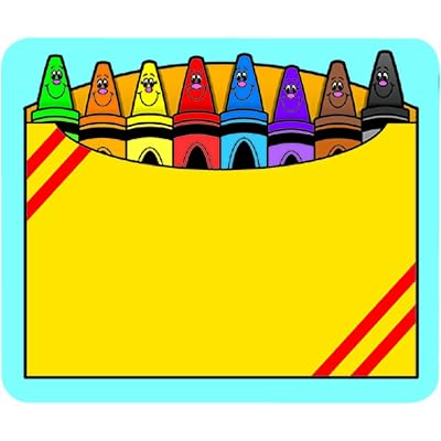 Carson Dellosa Crayon Box Name Tags - Easy Nepal | Ubuy