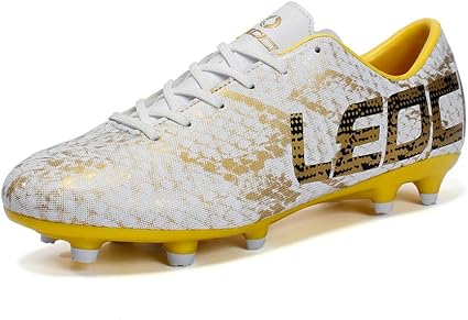 gold boys football boots