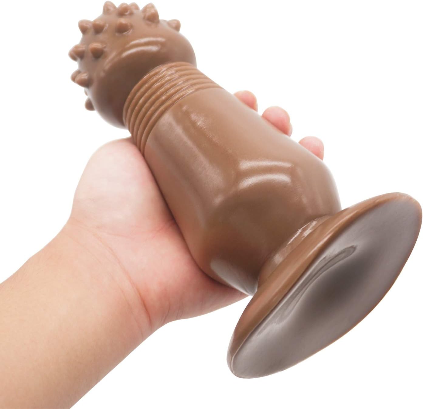 GFHDJH Pleasure a-%nàl Toy Huge a,nàls% Trainer Pleasing Toys Plug for Men Women Beginner, Bdy Relax Wand, PVC- with a Powerful Suction Cup Base for Hands-Free Playback