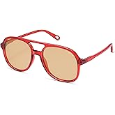 SOJOS Retro Polarized Aviator Sunglasses Womens Mens Classic 70s 80s Vintage Trendy Square Aviators SJ2174