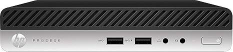 HP ProDesk 400 G4 Desktop-Mini-Core i3 8100T 3,1 GHz-Quad-Core-Prozessor, 8 GB DDR4, 256 GB NVMe-SSD, Windows 10 Pro - Nicht-