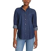 Gloria Vanderbilt Amanda Women Shirts, Lightweight Long Sleeve Womens Tops, Work Shirt, Date Outfits, Spring Break Essentials