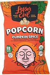 LESSEREVIL Organic Pumpkin Spice Popcorn, 6.4 OZ