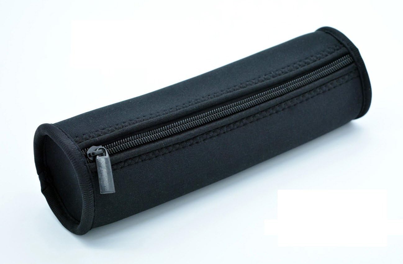 Case Wonder Pencil Case, Student Neoprene Pencil Pen Bag Holder Bag Pouch -Washable and Durable (Black)