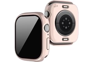 EasEasy 3 in 1 Waterproof Case Compatible for Apple Watch Series 11/10 Screen Protector 42mm, Privacy Hard PC Face Cover with