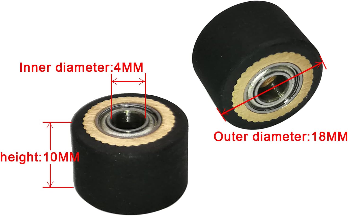 5pcs HQ Pinch Roller for Roland GCC LiYu RABIT Pcut Mimaki Graphtec Iolion Cutter Plotter 4x10x18: Home Improvement