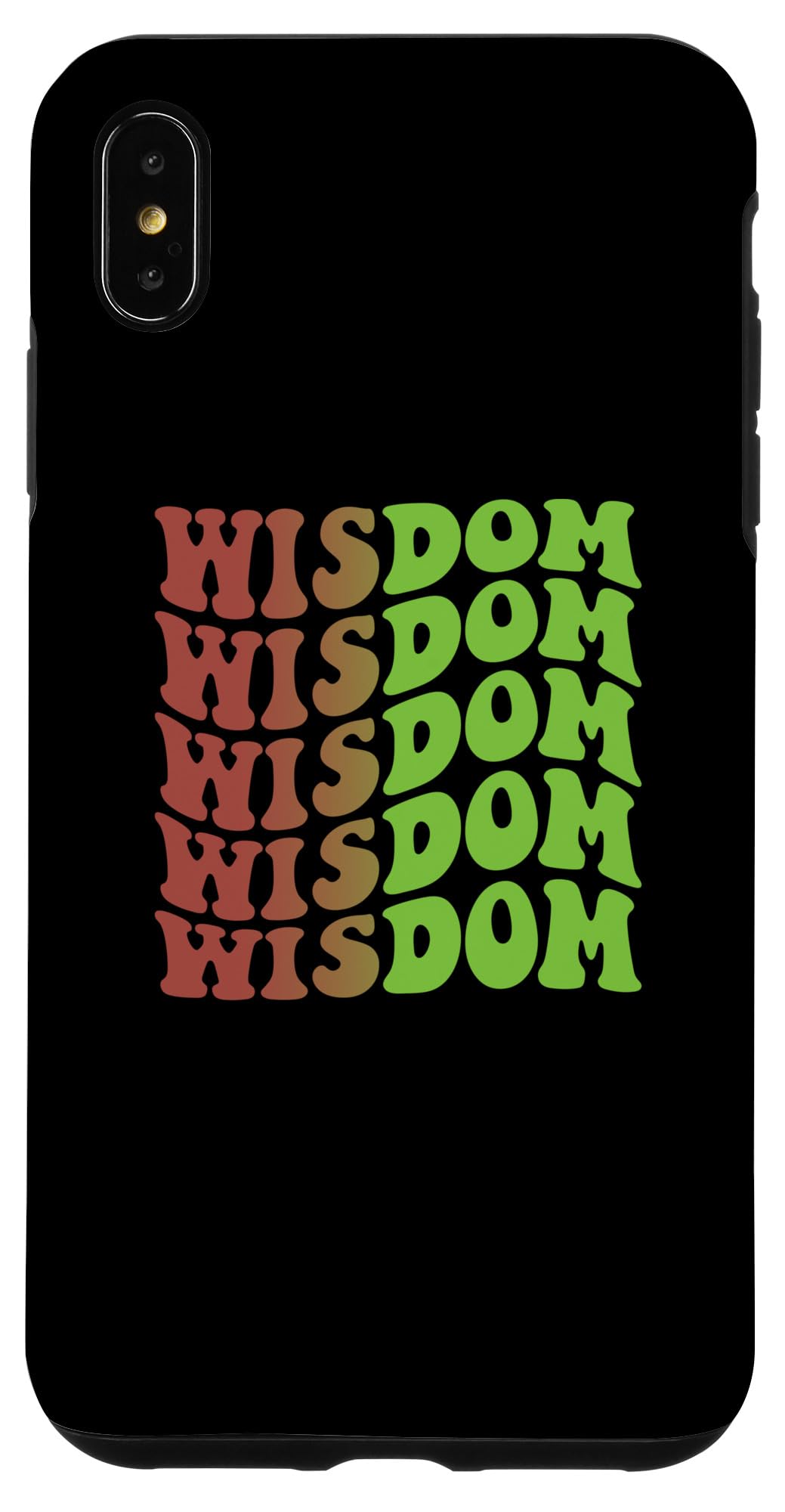 iPhone XS Max Retro Christmas, Wisdom Case