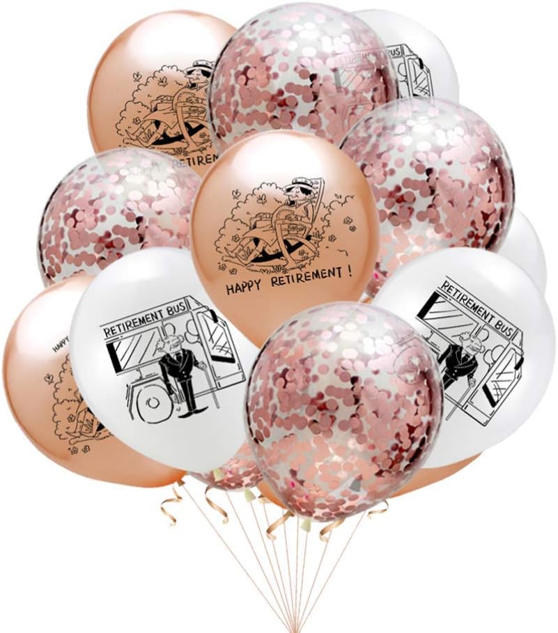 20pcs Retirement Latex Balloons Going Away Office Balloons