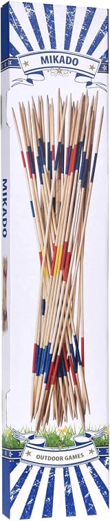 FREE & EASY Giant Mikado Wood 42 Stick Game 44cm Length view 2