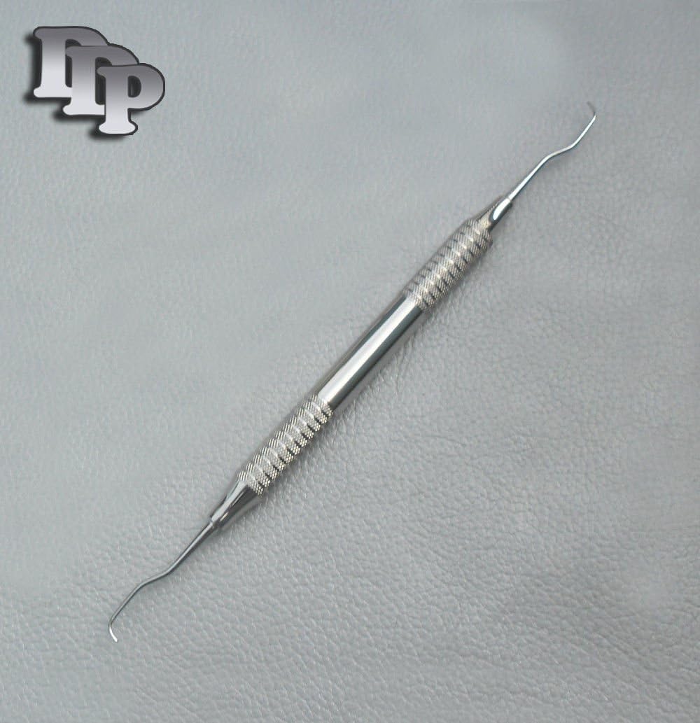 DENTAL GRACEY CURETTES 1/2 PERIODONTAL HOLLOW HANDLE DOUBLE ENDED INSTRUMENT