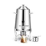 AGKTER Coffee Urn With Fuel Holder, 3.5 Gallon