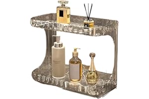 Modern Double Layer Bathroom Sturdy for Heavy Items Easy PET Shower Rack