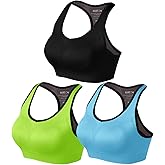 Match Racerback Sports Bras for Women – Padded Seamless Strappy Workout Tops for Yoga Gym Runing Fitness Sports Bras