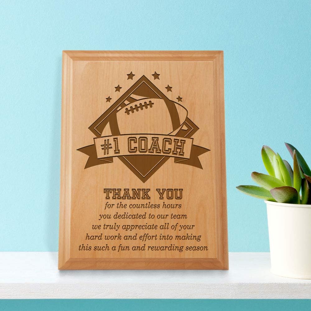 Kate Posh - #1 Football Coach Plaque and Award : Office Products