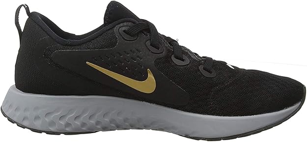 nike legend react women's black gold