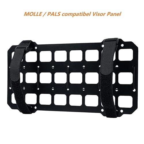 BlinkLLX Auto Vehicle Rigid MOLLE Panel Metal Car Sun Visor Organizer MOLLE Tactical Visor Organizer Tactical Gear Storage Visor Cover Holder - View #11