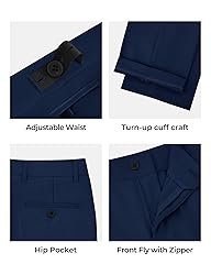 Marvelous World Boys Suits Navy Slim Fit Size 10