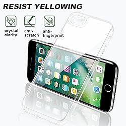 FOR iPhone SE Case 3rd/2rd, IP 8/7 Case Translucent