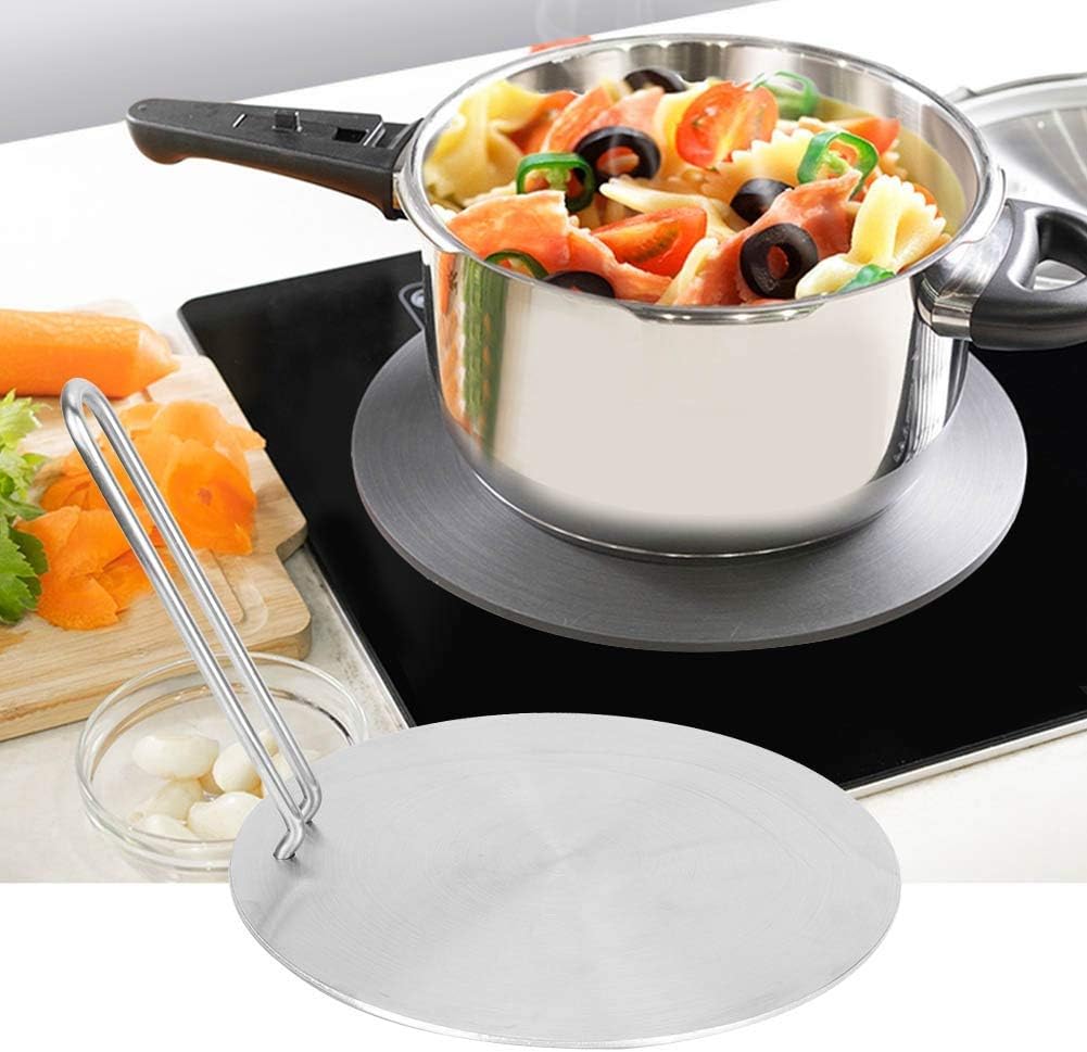 Heat Diffuser Stainless Steel Heat Diffuser Induction Plate Adapter Converter Gas Electric Cooker Plate(20cm) - Image 3