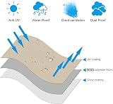 OKPOW Parasol Cover Waterproof Heavy Duty 2.5m-3m Umbrella Protect view 4