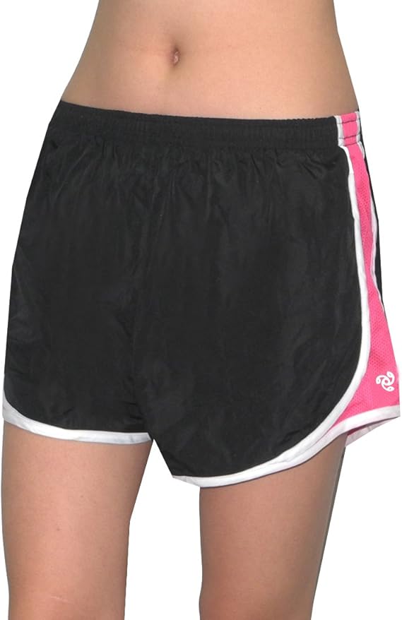 Amazon デザイナーブランドレディースサイドパネルrunning Shorts With組み込みpanty Us サイズ M カラー ブラック ショート ハーフパンツ 通販